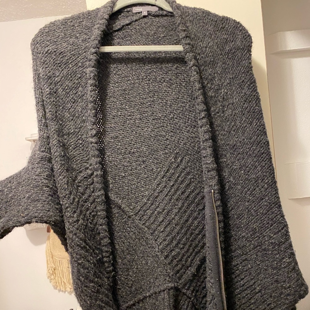Vince cardigan w zipper